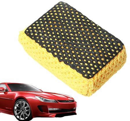 Éponges de lavage de voiture anti-rayures pour voiture, lavage de voiture, brosse éponge de nettoyage de boue, outils de nettoyage polyvalents, détails non rayés pour voiture, camion, moto
