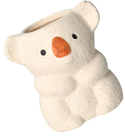 Toddmomy 1pieza Maceta De Cerámica para Suculentas Diseño y Divertido para Decoración De Interiores y Exteriores para Amantes Plantas