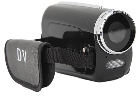 Xiuganpo Videoregistratore DV con Zoom Digitale 4x, Fotocamera Digitale Portatile per Matrimonio, Registrazioni Universitarie in ABS