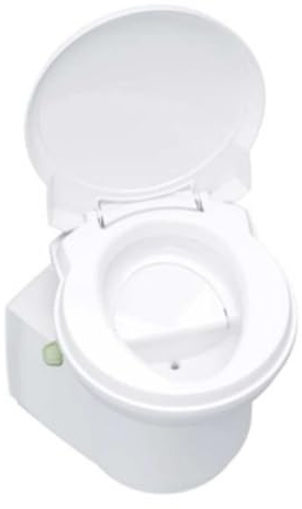 Thetford Trockentrenntoilette, Kunststoff, Komplett S260-S, Weiß, 60,3 x 34 x 48,8 cm, 7,5L/7,0L Tank, 7,1 kg, mit elektrischer Füllstandsanzeige