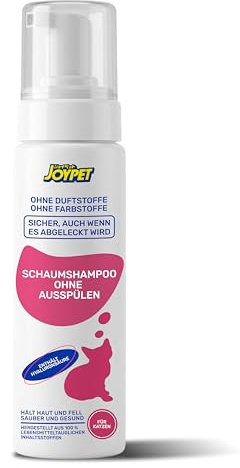 Japan Premium Pet Foaming Katzenshampoo | Trockenshampoo fur Katze ohne Ausspülen | Cat Shampoo mit mildem Reinigungsschaum | Sanfte Fellpflege für empfindliche Haut | 200 ml