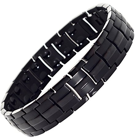 Magnetisches Schmerztherapie-Armband aus Titan von Mind n Body