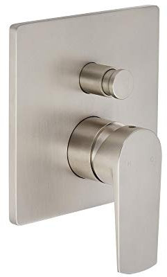Milano Hunston 2 Outlet Manual Mixer Shower Valve - Brushed Nickel