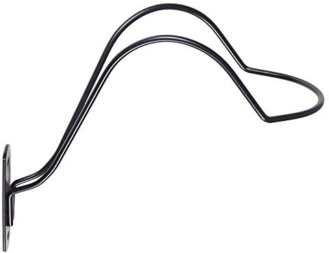 Pfiff 102885 Helmhalter Helmablage für alle Helmtypen, Pulverbeschichtet Schwarz