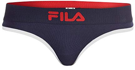 Fila Women's Classic Logo Cotton Thong Panty