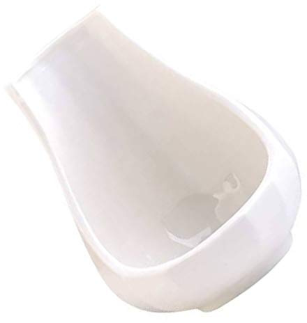 Hemoton Repose-Cuillère en Céramique Porte-Cuillère de Cuisine Vertical Décoratif Ustensiles de Cuisine Support pour Cuisinières de Cuisine Comptoirs (Blanc)