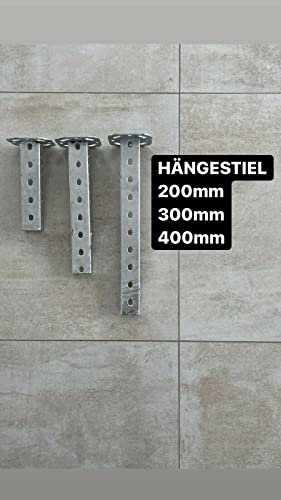 Hängestiel tauchfeuerverzinkt Kabelrinne Kabelbahn Kabelkanal Kabeltrasse (200mm)