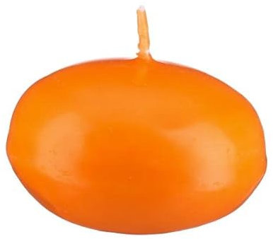 Kopschitz XXL Maxi Schwimmkerzen Orange Ø 80 x 55 mm, 8 Stück
