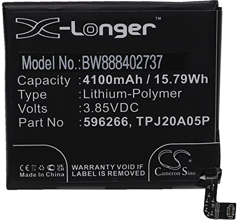 vhbw Akku kompatibel mit CAT S32, S42 Handy Smartphone Telefon (4100 mAh, 3,85 V, Li-Polymer)