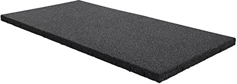 Baldosa de goma 50 x 100 cm – 30 mm – 0,5 m² – para acera, techo plano y parque infantil