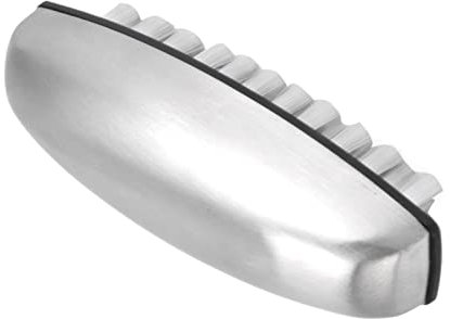 jerss Obst Gemüse Reinigungsbürste Nagelbürste Küche 304 Handbürste Gemüse Kleine Haushalts Silber Werkzeuge Wollbürste Bürste Nylon für Bürste Werkzeug Reinigungsbürsten