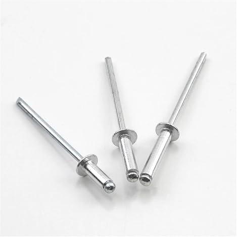 DAGROD SeroNi Rivets aveugles en Aluminium, extrémité Ouverte M3.2 M4 M4.8, tête dôme, Rivets Pop for Bois, métaux et Plastiques, 15 à 50 pièces(M5 15pcs,8mm)