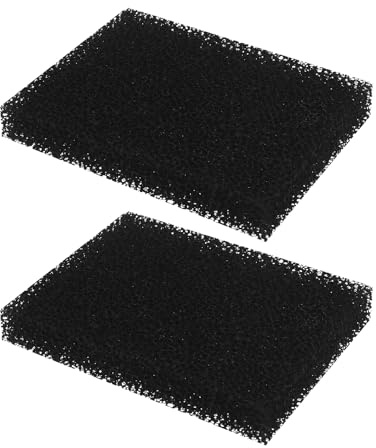 LT Easiyl 2pcs Filtres Éponge Compatible avec SOG Système d'échappement de Filtre à Charbon 128x99x22mm Remplacement pour Toutes Les Variantes de Porte de Voiture Noir