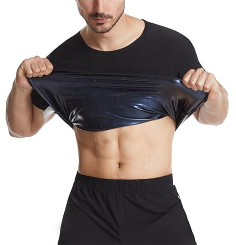 Weyot Vêtements De Sudation Homme, Débardeur De Sudation Homme, Gilet De Minceur Sauna Amincissante Body Shapewear pour Fitness Gym Yoga