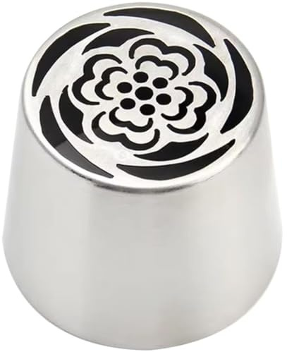 Vobumix Russische Spritztüllen Aus Edelstahl, Blumen-zuckergusstüllen, Weihnachtskuchen-zuckerguss-zuckergusstüllen Für Die Cupcake-Dekoration