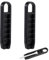Gosknor 2pcs Golf Tee Height Adjuster, 6 Settings Precision Adjustable Golf Tee Elevator Tool Height Setter for Consistent Swings Training Accessories (Black)