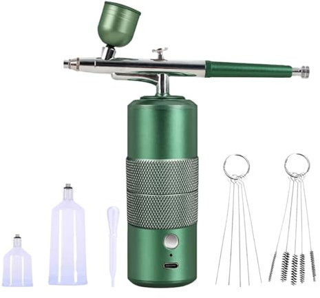 Nail Air Brush, Air Brush Machine, Painting Sprayer Set for Hair Makeup Beginner Model Cake Car Decorating Shoe Graffiti