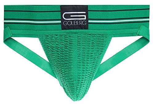 GOLBERG G Athletic Supporter – Natürlich konturierter Bund – (Envy Green, Größe L / 38-42 Taille)