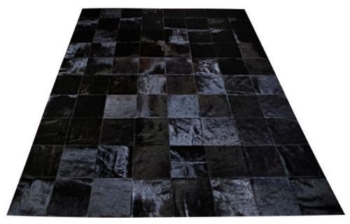 Vip-leather NEU KUHFELL Patchwork Teppich Cod 430 (120 cm x 180 cm)