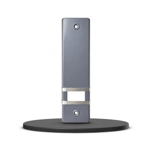 markiso® Rollladengurt Abdeckung [1 Stück] – Lochabstand 160 mm | Gurtwickler Abdeckung aus Kunststoff | Einfache Montage ohne Gurtausbau | Gurtwicklerblende für Maxigurte | Farbe Grau
