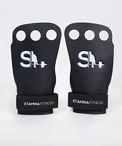 Stamina Fitness Hand Grips Full Cover Carbon, L