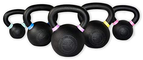 Kettlebells AGYH Schwarz Gusseisen, 4kg / 8kg / 16kg / 20kg / 24kg Krafttraining for Männer Und Frauen, Gewichtheben Hanteln (Size : 16kg/35.2lb)