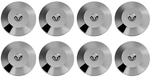 Ginyia Speaker Stand Speaker Base Pad Lautsprecher Shock Base Pad, Speaker Spikes Pads, Speaker Feet Speaker Spikes, für Audio Speaker CD für Plattenspieler AMP(Gun Color)