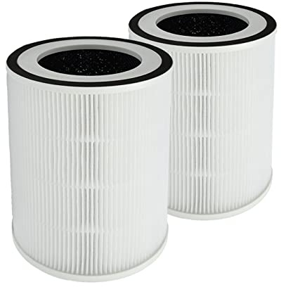 PUREBURG RHFILTAP2001 Replacement Filter Compatible with Russell Hobbs RHAP2001B RHAP2001G & Afloia KILO,KILO PRO, KILO PLUS, MIRO & MIRO PRO Air Purifiers,2-Pack H13 HEPA