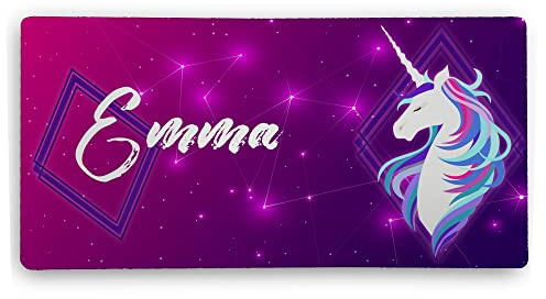 Tapis Souris Gamer. Tapis de Souris personnalisé. Tapis de Souris Gaming. sous-Mains de Bureau. 800 * 400 * 2mm. Dessous en Caoutchouc antidérapant. Licorne