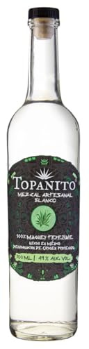Topanito Mezcal Artesanal Blanco 100% Mague Tepeztate 49% Vol. 0,7l