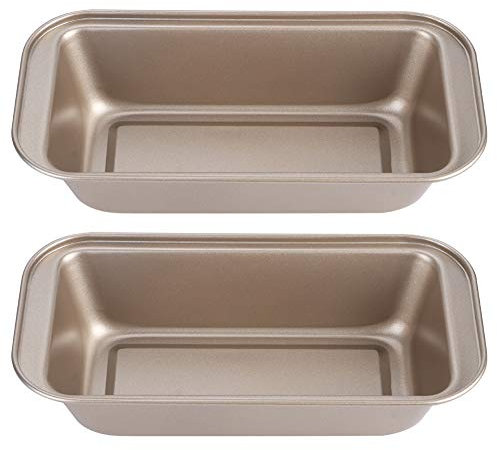 Moldes Para Pan Para Hornear, Molde Para Pan, Moldes Para Hornear, Molde Rectangular Para Pan Tostado, Molde Para Pastel De Pan, Molde Antiadherente De Acero Al Carbono Para Repostería(dorado)