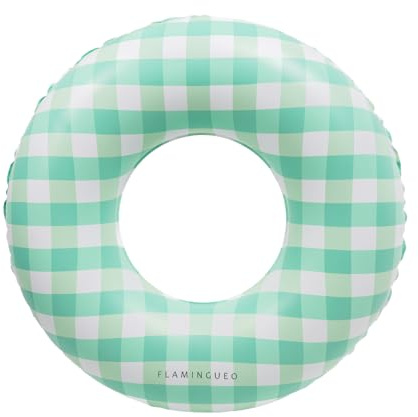 Flamingueo Flotador Piscina - Flotador Donut Piscina, Colchoneta Piscina, Flotador Gigante, Hinchables para Piscina, Colchoneta Playa (110x110x35cm)