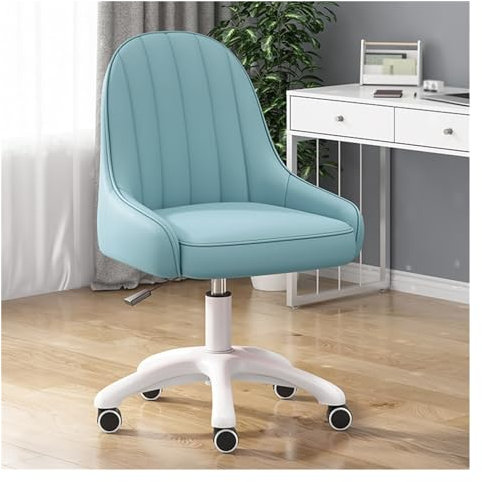 Lounge-Sessel,Büro-Schreibtischstuhl, moderner, niedlicher, rollender, drehbarer Arbeitsstuhl mit Rollen, verstellbarer, um 360° drehbarer Computerstuhl for Wohnzimmer, Arbeitszimmer, Schlaf