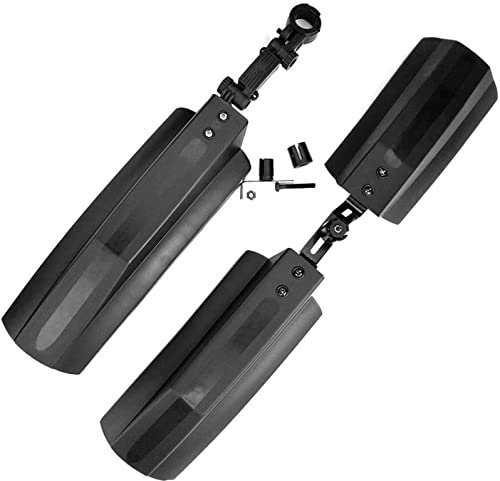 NHEISSCF Fahrräder, Fahrradzubehör, Tragbarer, Verstellbarer 2-teiliger Schnellspanner-Schutzblech for Schneefahrräder vorne und hinten, kompatibel mit 26-Zoll-Fatbike-Fahrrädern