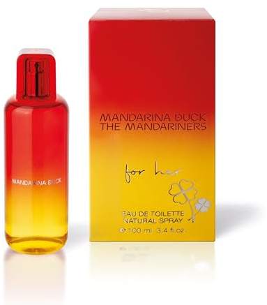 MANDARINA DUCK FRAGRANCES | The Mandariners For Her, Eau de Toilette, Perfume de Mujer en Spray, Familia Olfativa Oriental, Fresco, 100 ml