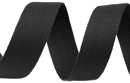 5m Köperband Baumwoll-Band 20mm Einfassband Kantenband Dekorationsband, Farbwahl