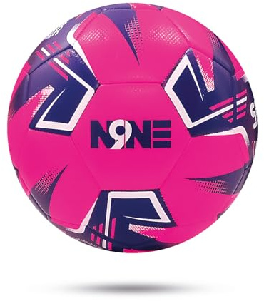 NINE Football Size 3 4 5 Ideal for Men & Women Gifts Soccer Ball Soft Touch TPE Foam Layer Perfect Bounce Moisten Needle Restricted Bladder