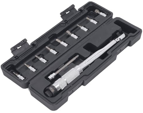 Kikumi Ratchet Wrench, Torsion Wrench Driver 40CR Various Bits 1/4in Right Angle 5-25N・m