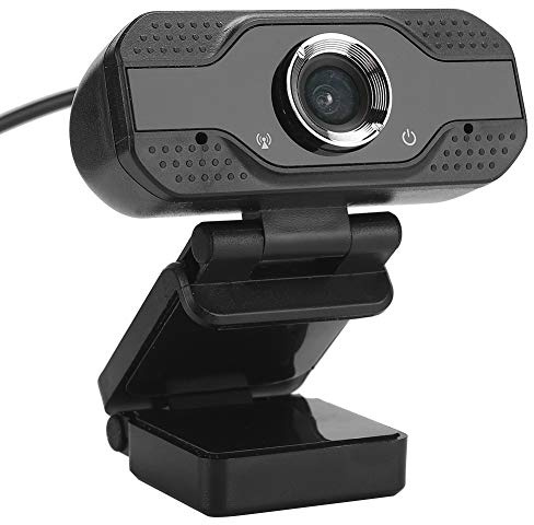 Webcam 1080P con microfono, webcam USB HD con microfono integrato, telecamera per computer Plug and Play per chiamate online, conferenze, webcam per computer
