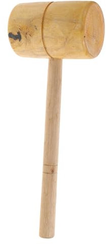 STOBOK Holzhammer Meißelhammer Aus Massivholz Mit Holzgriff Schlagfest Und Rissfest Für Holzbearbeitung Schnitzerei Und Werkstatt