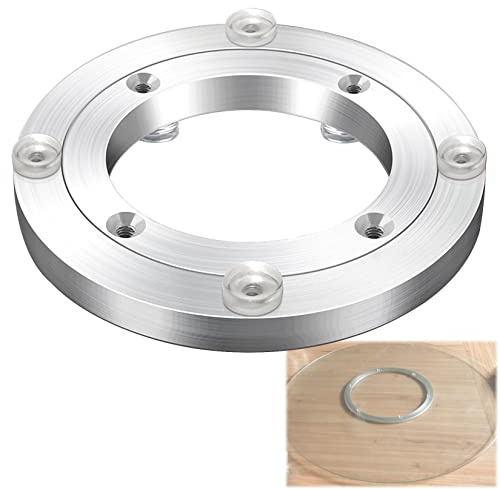 Drehtellerlager aus Aluminiumlegierung, Lazy Susan Drehteller Drehlager Silber Mehrere Größen 12-100 cm(40 cm)