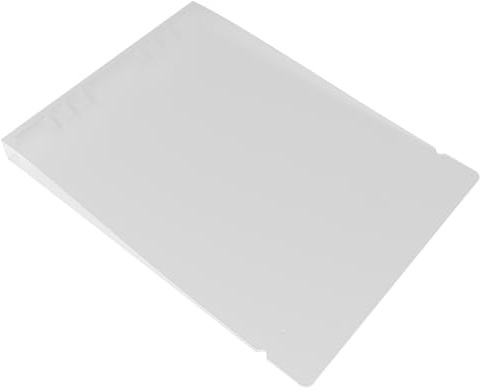 jojofuny Copertina Trasparente per Raccoglitore Documenti in Plastica Resistente Formato Shell Notebook Riutilizzabile Leggera e Durevole per Diario Agenda e Appunti Ufficio