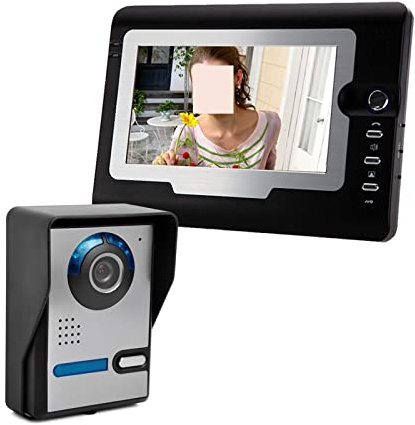 Visiophone Sans Fil Kit De Système D'entrée D'interphone Vidéo Sécurité Sonnette Téléphone Caméra Infrarouge Étanche À La Pluie For Maison Villa Construction Appartement