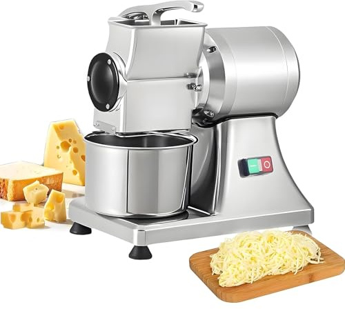 AityBuy Macina Burro Elettrico per Formaggio, Crusca di Pane, Grattugia Elettrica Professionale, Macchina per Macinare Il Formaggio, Tritaformaggio, capacità di Produzione 37 kg/Ora