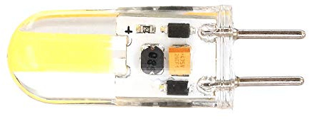 YWBL-WH GY6.35 LED-, Silikon COB-, 3W för hem- och Kommersiell Belysning, Ersättning för Halogenlampor, AC/DC 12V, 360 Graders Strålvinkel