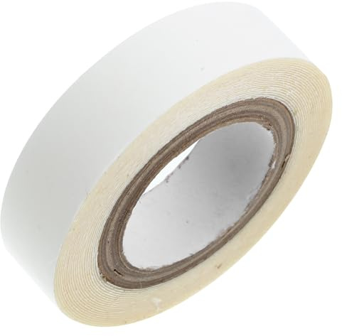 GATHINESS Cinta adhesiva de doble cara para prótesis capilares y pelucas, 1 rollo blanco de papel algodón, cómoda y fuerte para uso prolongado