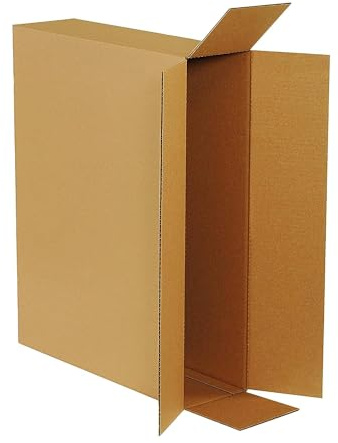 Aviditi Shipping Side Loading Moving Boxes 26 x 6 x 20 (10 Pack) Large Corrugated Cardboard Packaging Boxes - Shipping, Packing, Moving, and Storage Box for Home or Office - 10 Pack