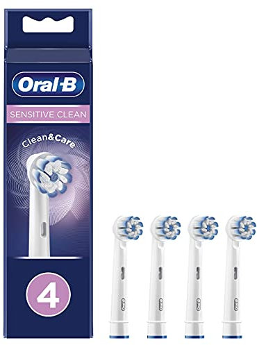 Oral-B Sensitive Clean Testine di Ricambio, Confezione da 4 Pezzi