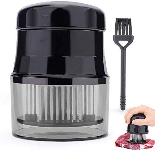 Meat Tenderizer, Meat Tenderizer, Professional Kitchen Cooking Tool Meat Tenderizer Tool for Beef, Steak, Chicken, Meat Needles 56 Needles Stainless Steel Meat Tenderizer