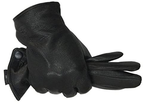 KMMBBTY Winter Man Wasserdichte Lederhandschuhe Herren Warme Weiche Herren Arm Ärmel Handschuhe mit Fell Wollfutter Standard 12